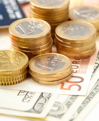 Imagen de billetes y monedas